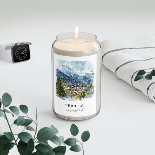 Verbier, Switzerland scented soy candle