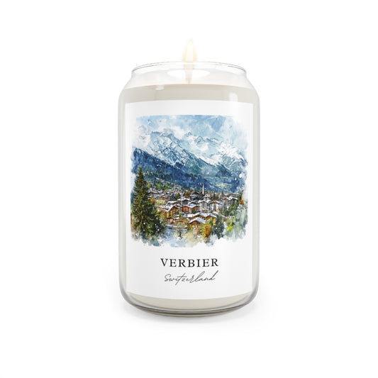 Verbier, Switzerland scented soy candle
