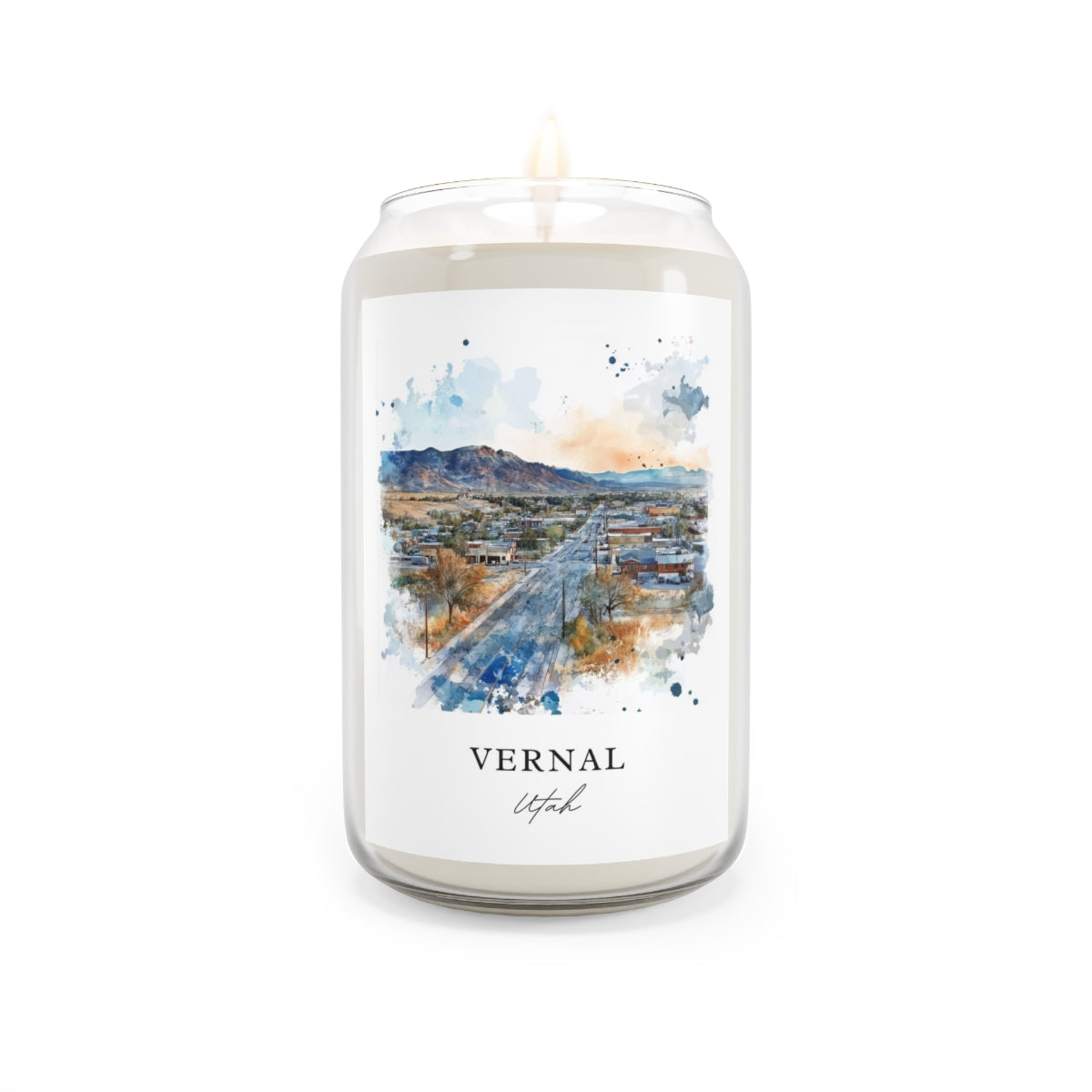 Vernal, Utah scented soy candle