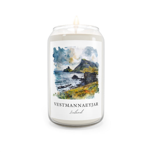 Vestmannaeyjar, Iceland scented soy candle