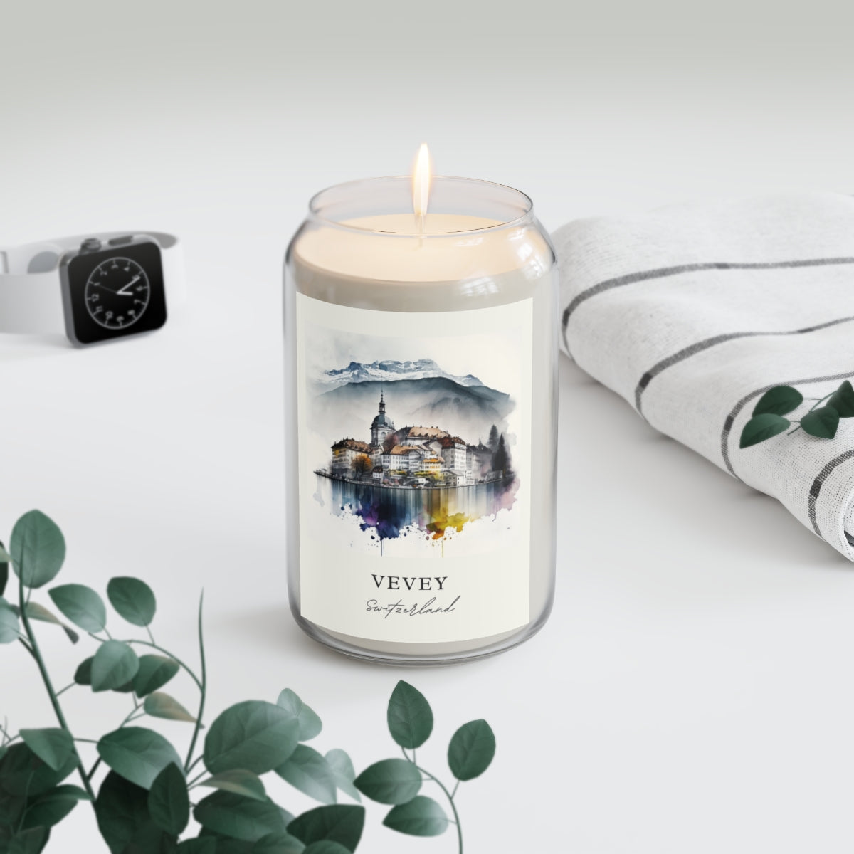 Vevey, Switzerland scented soy candle