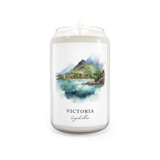 Victoria, Seychelles scented soy candle