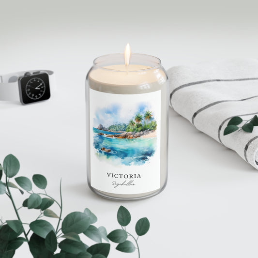 Victoria, Seychelles scented soy candle