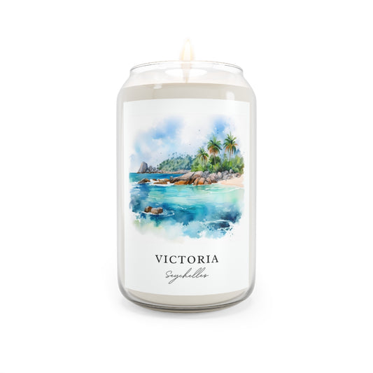 Victoria, Seychelles scented soy candle