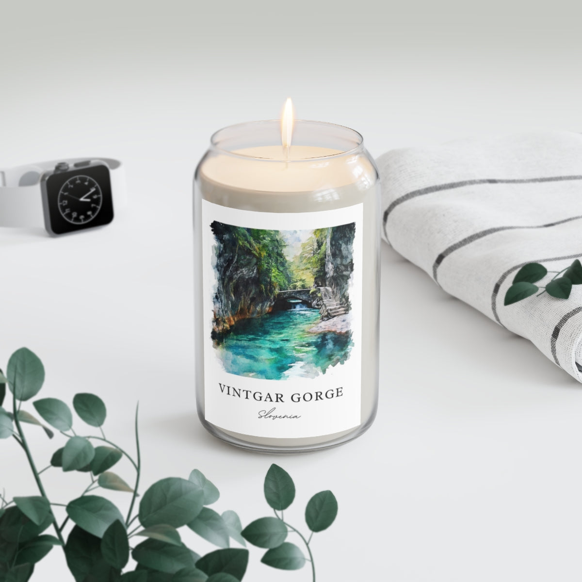 Vintgar Gorge, Slovenia scented soy candle