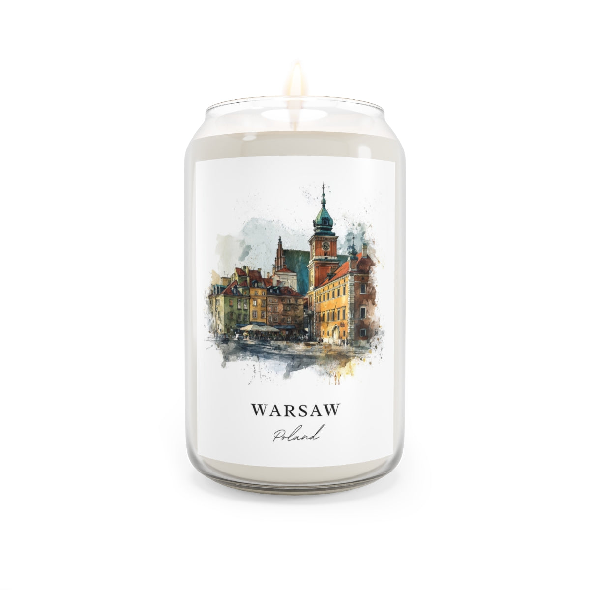 Warsaw, Poland scented soy candle
