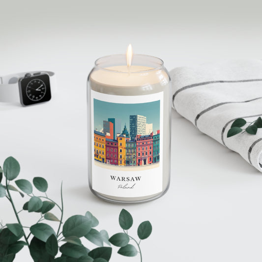 Warsaw, Poland scented soy candle