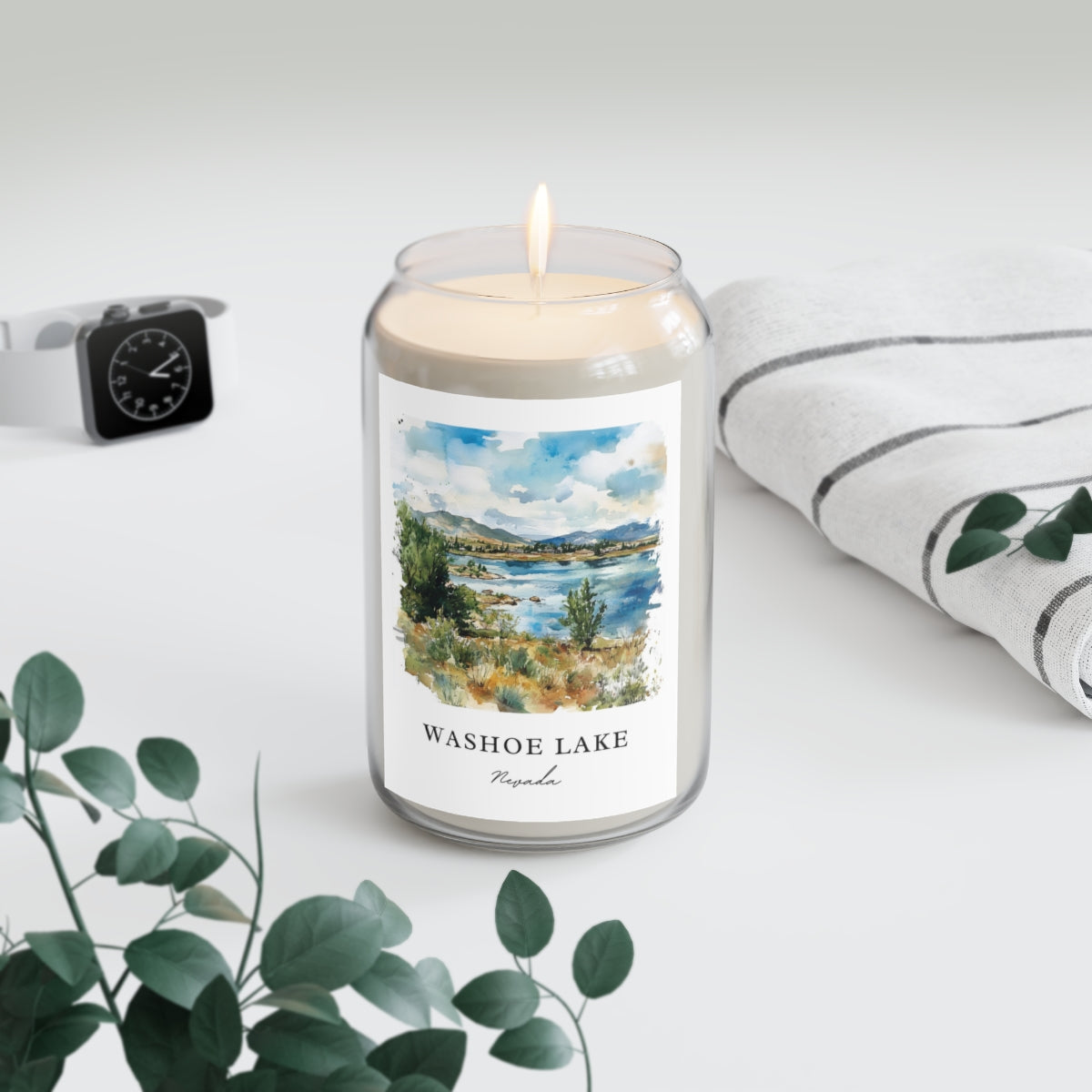 Washoe Lake, Nevada scented soy candle