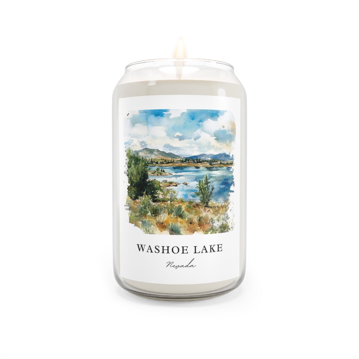 Washoe Lake, Nevada scented soy candle