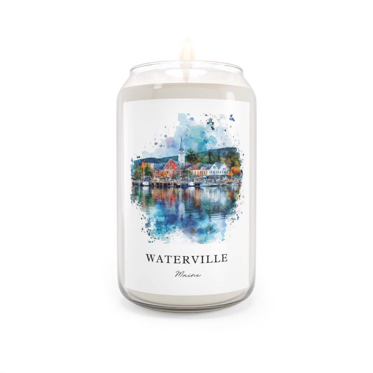 Waterville, Maine scented soy candle