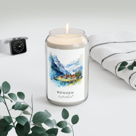 Wengen, Switzerland scented soy candle