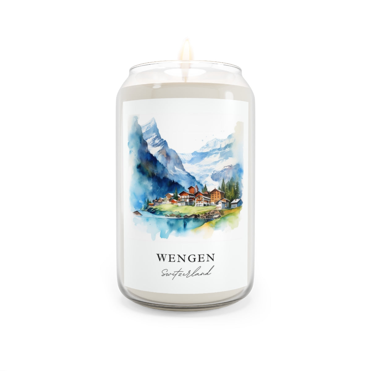 Wengen, Switzerland scented soy candle