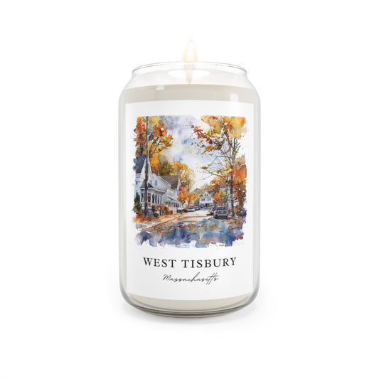 West Tisbury, Massachusetts scented soy candle