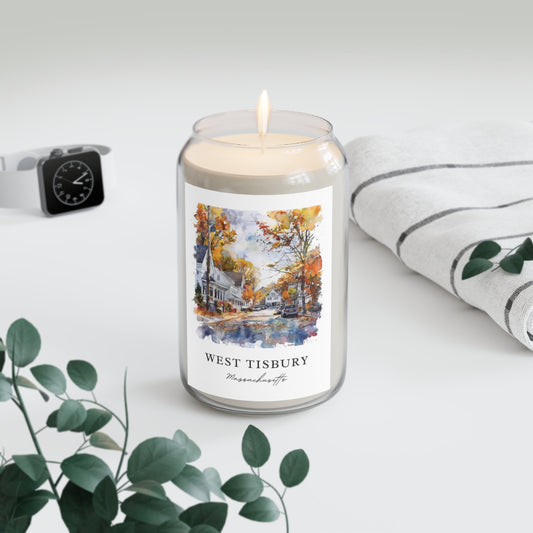 West Tisbury, Massachusetts scented soy candle