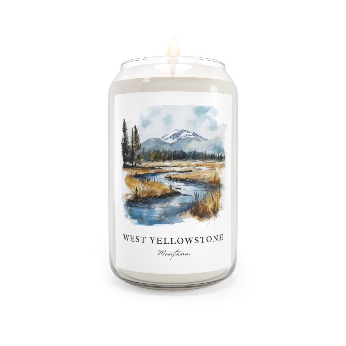 West Yellowstone, Montana scented soy candle