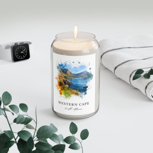 Western Cape, South Africa scented soy candle