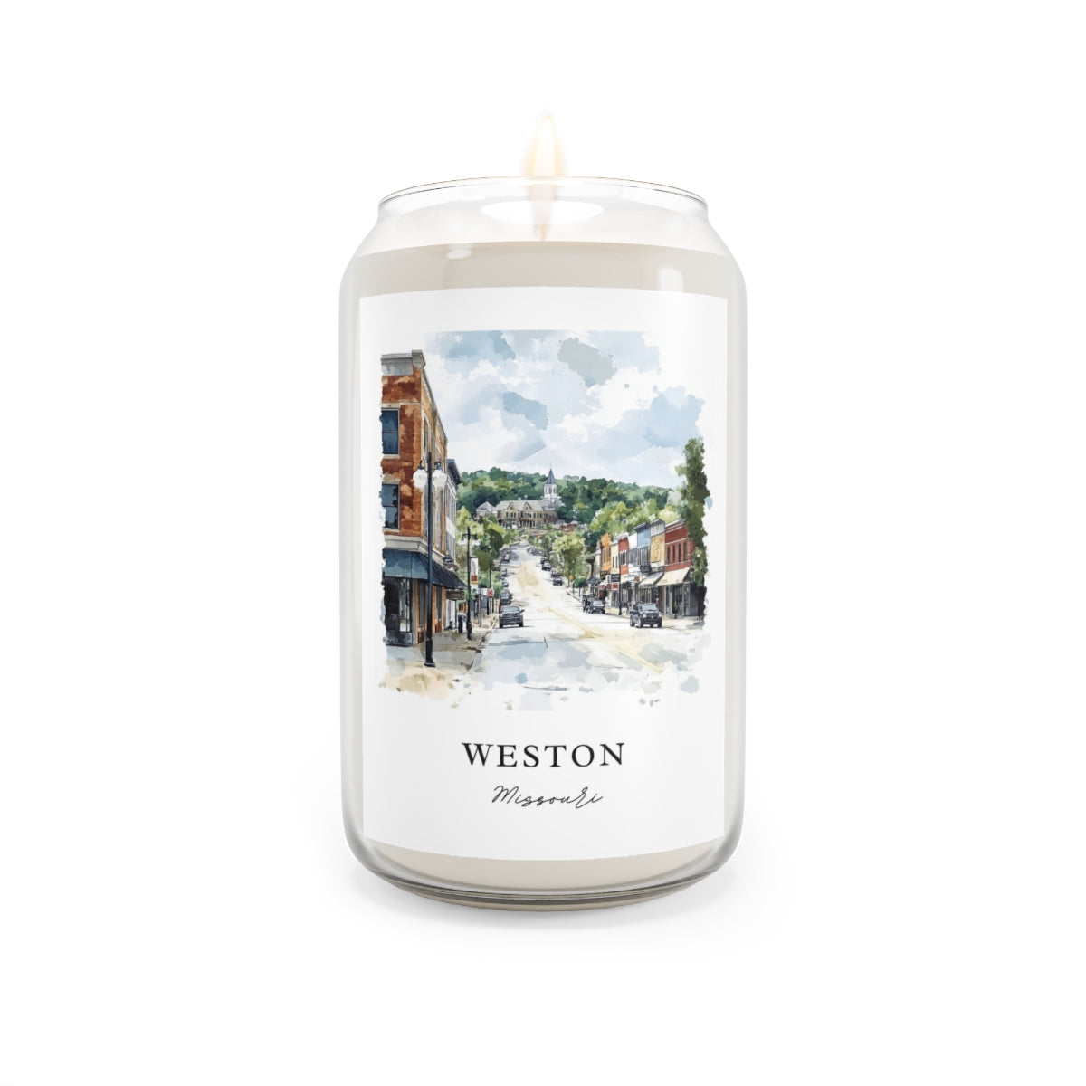 Weston, Missouri scented soy candle