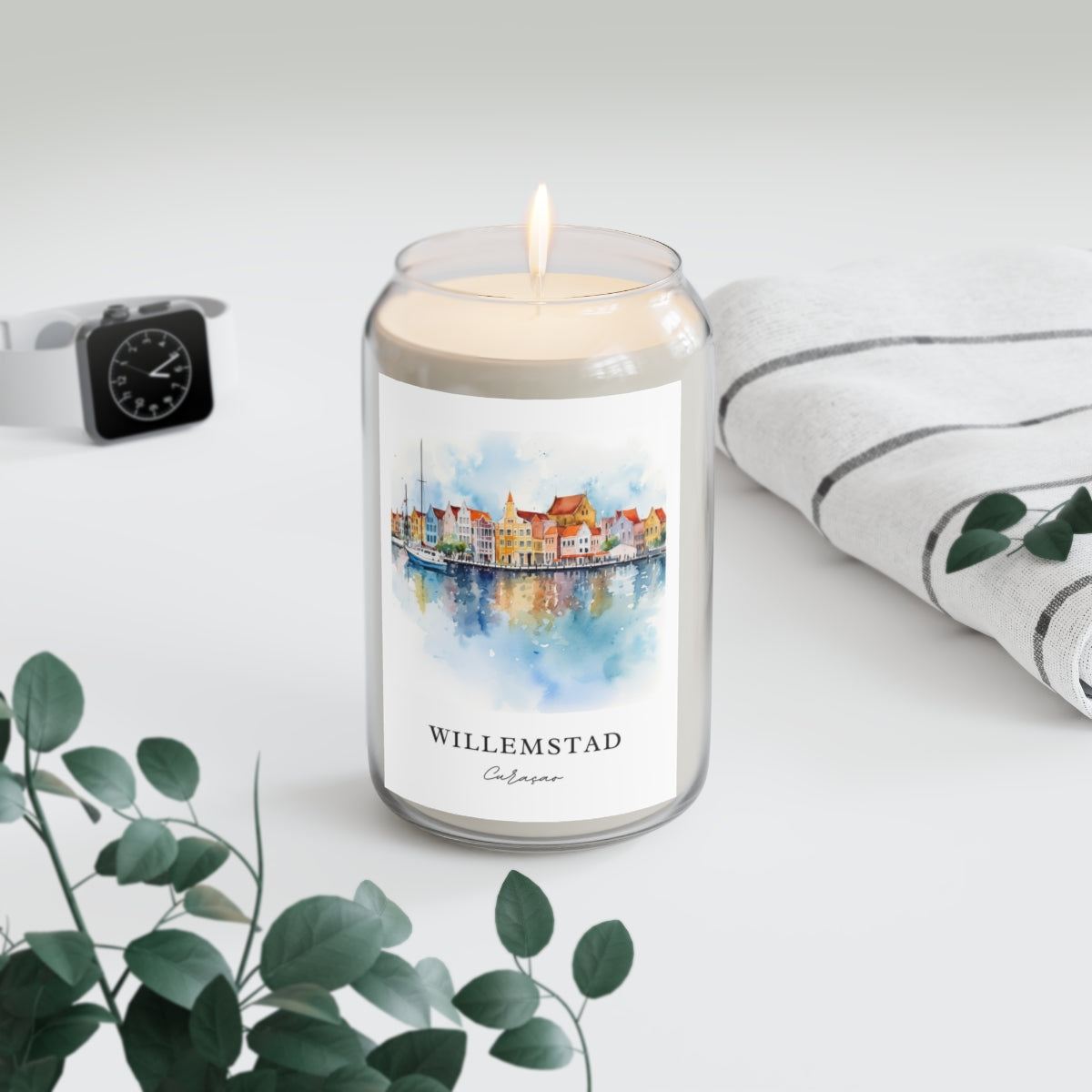 Willemstad, Curaçao scented soy candle