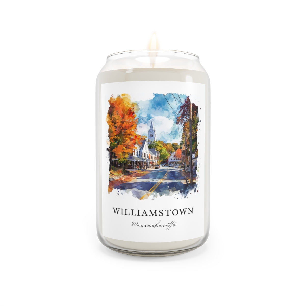 Williamstown, Massachusetts scented soy candle