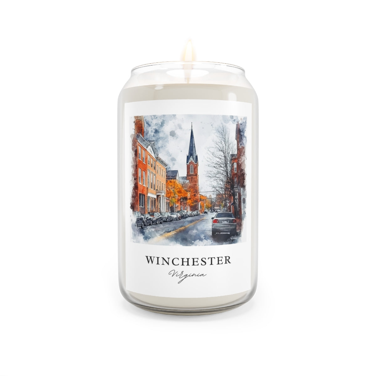 Winchester, Virginia scented soy candle
