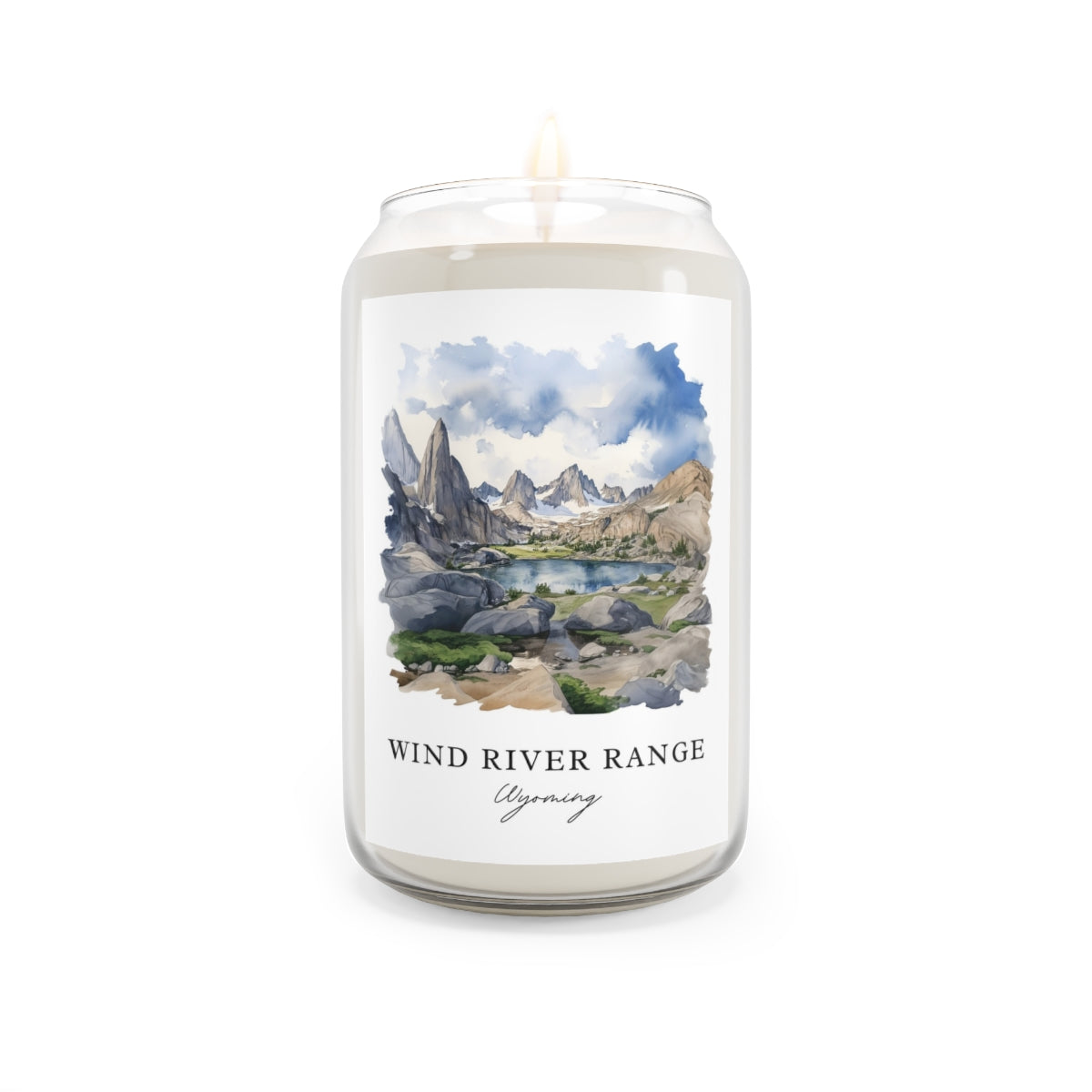 Wind River Range, Wyoming scented soy candle