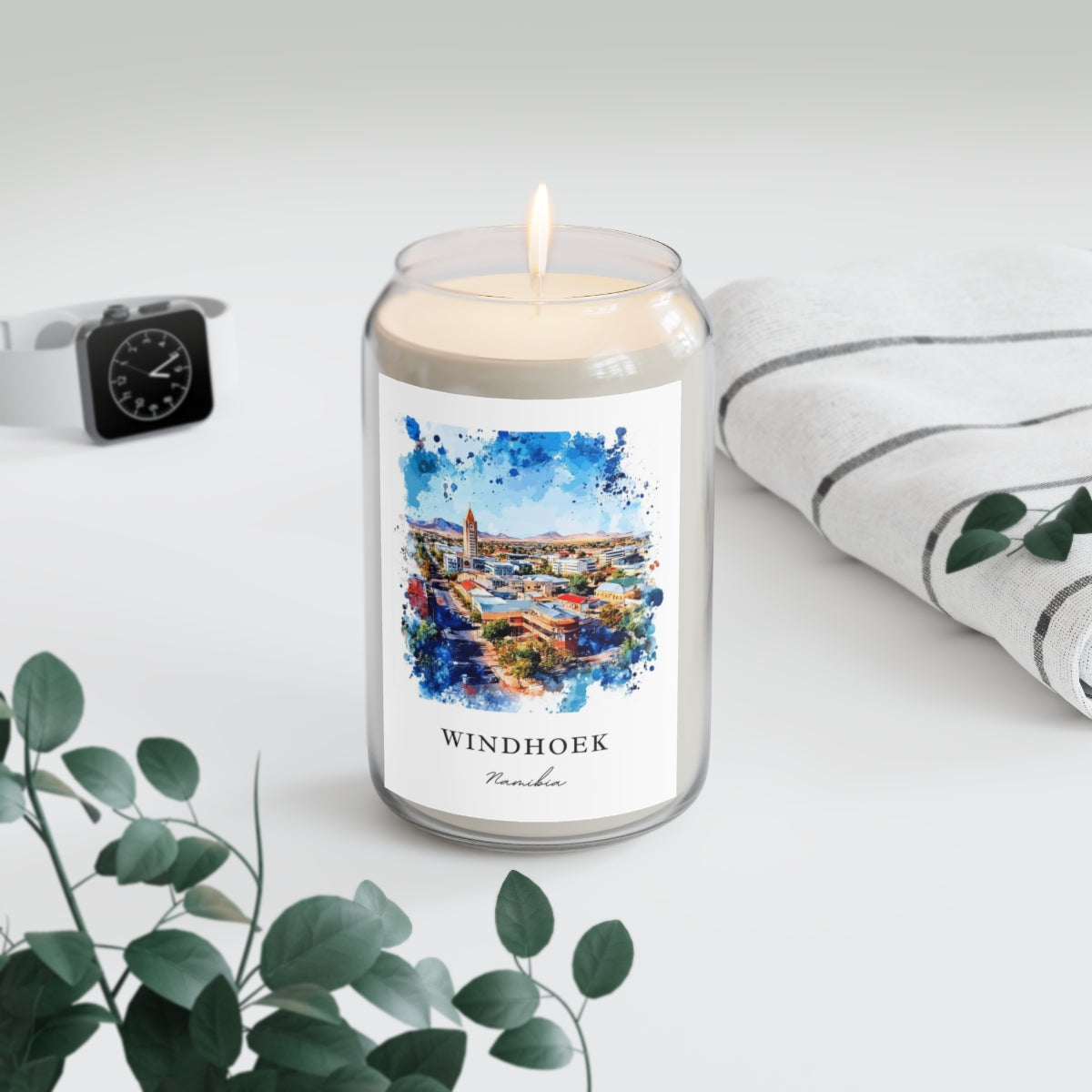 Windhoek, Namibia scented soy candle