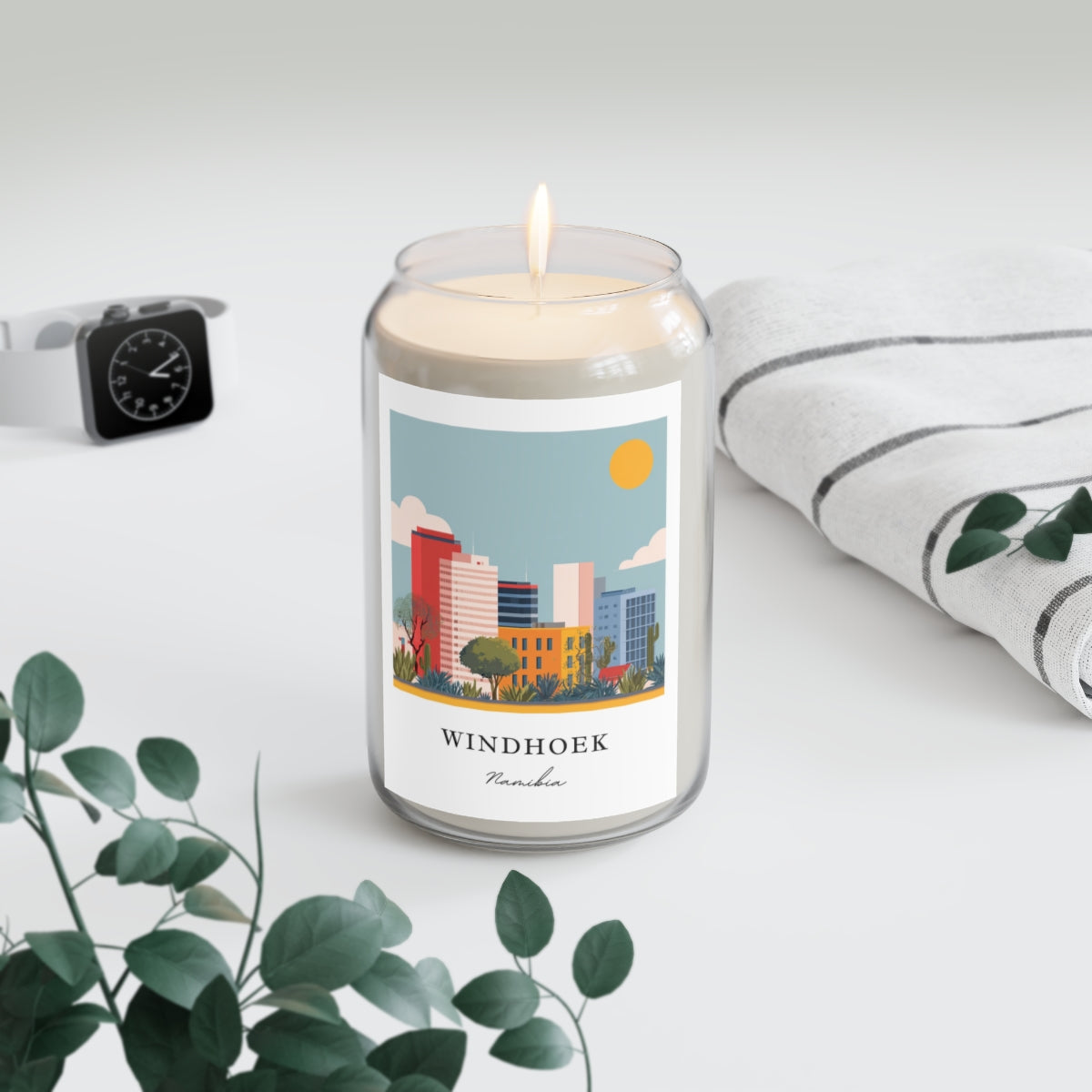 Windhoek, Namibia scented soy candle