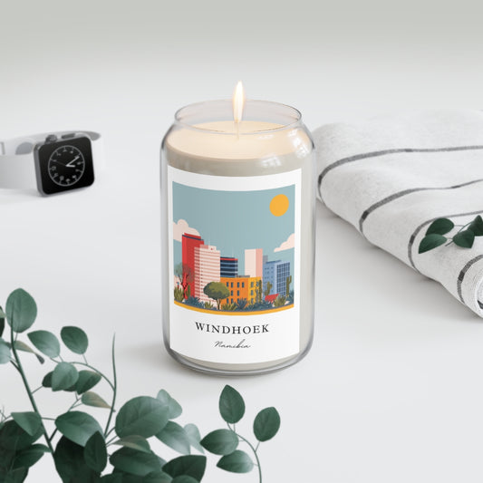 Windhoek, Namibia scented soy candle