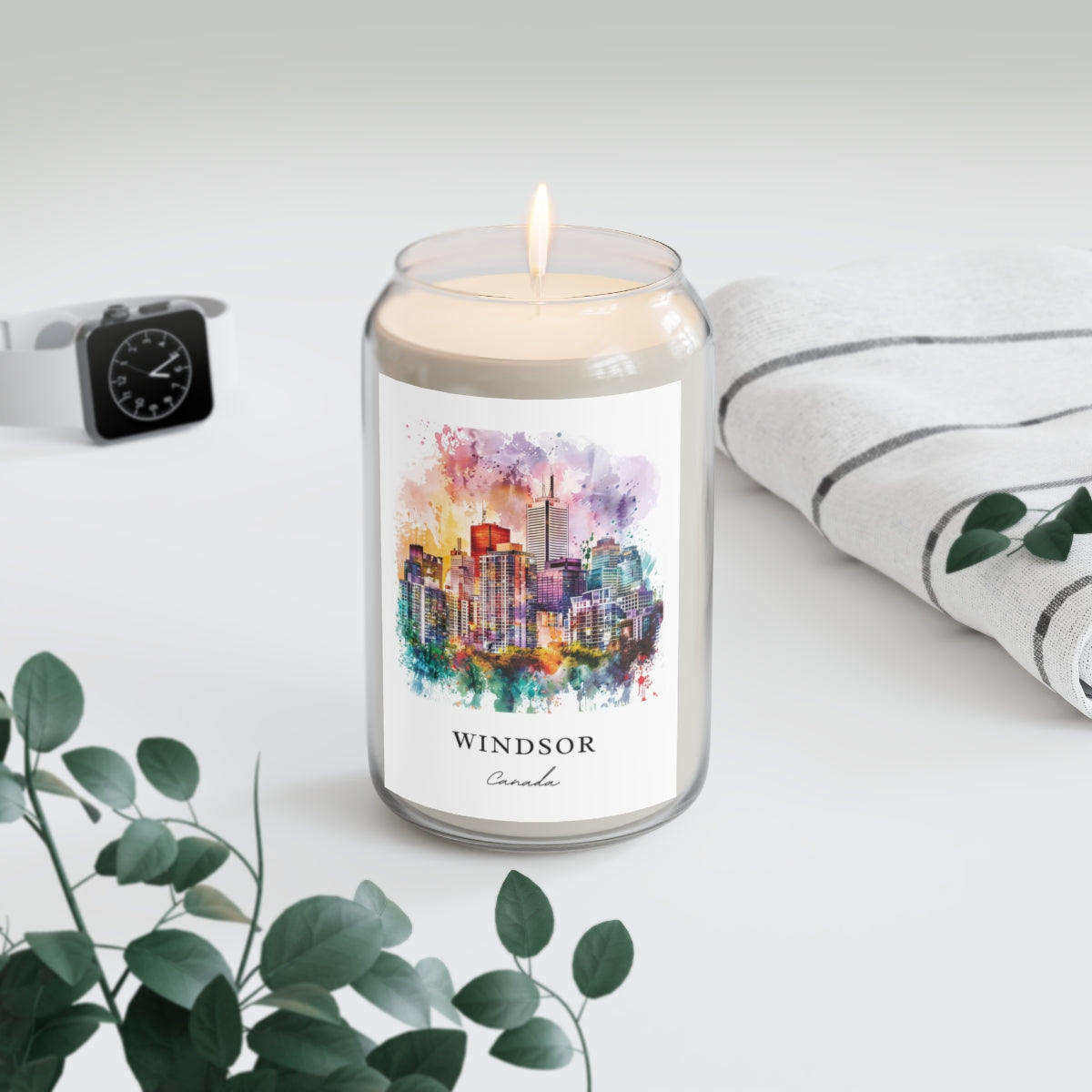 Windsor, Canada scented soy candle