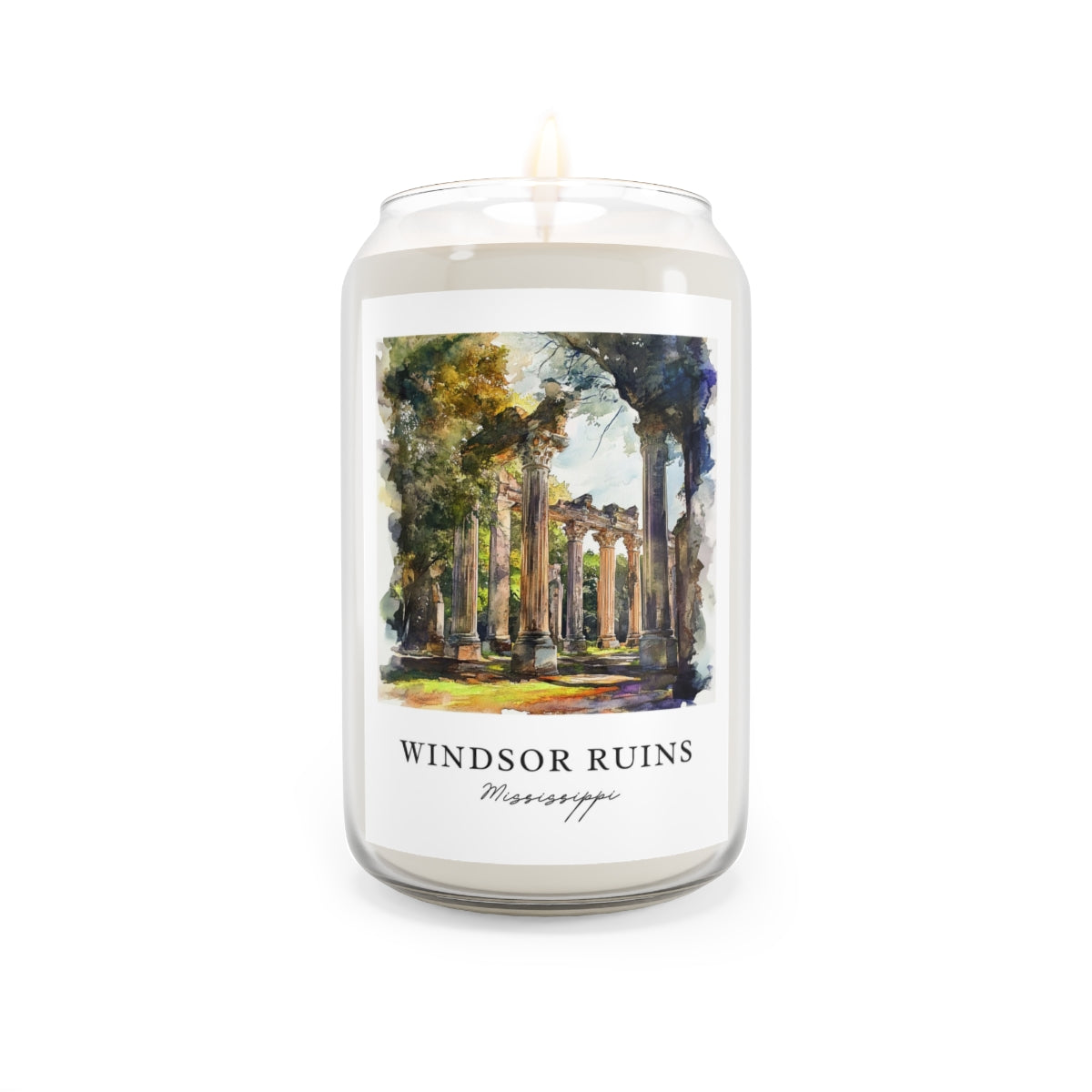 Windsor Ruins, Mississippi scented soy candle