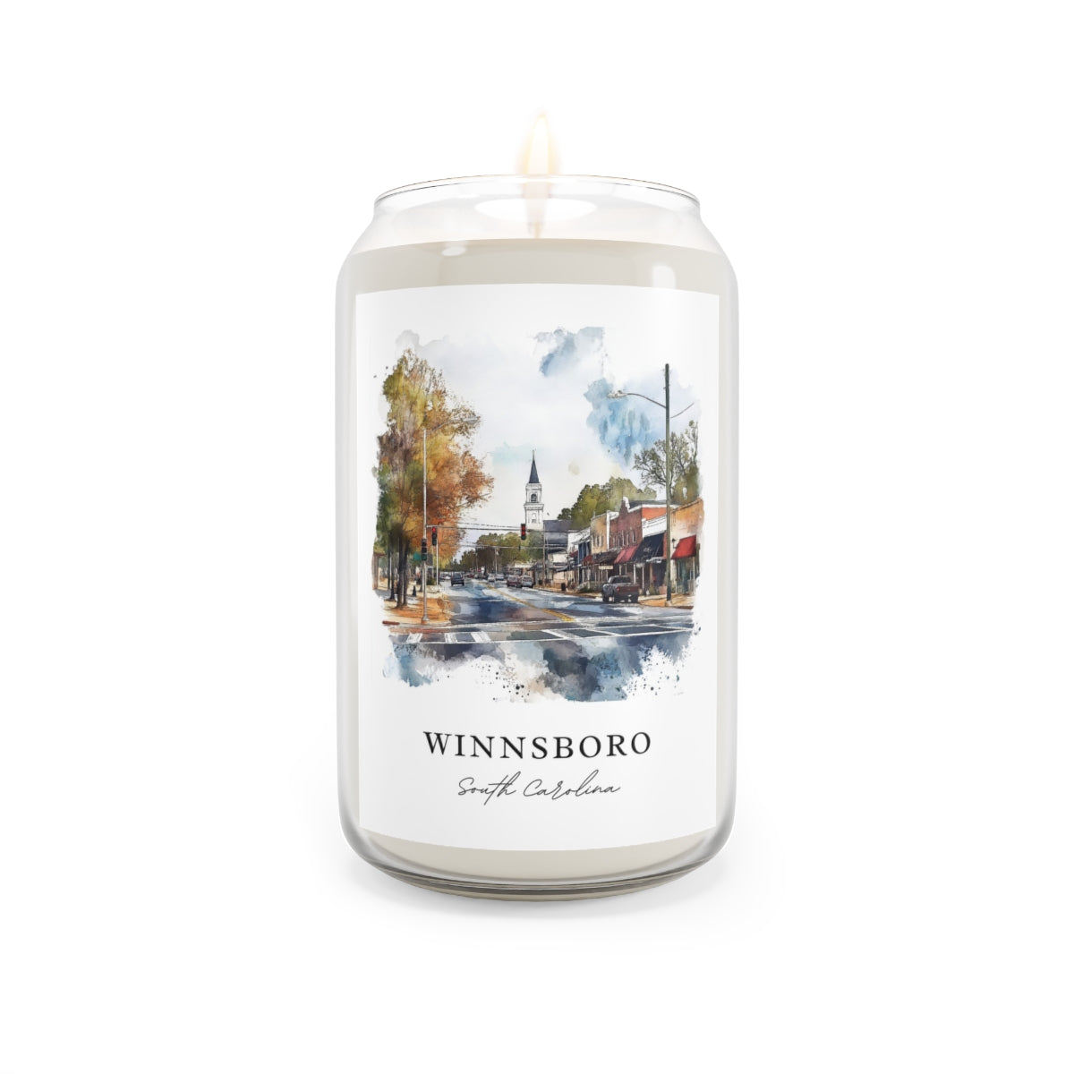 Winnsboro, South Carolina scented soy candle