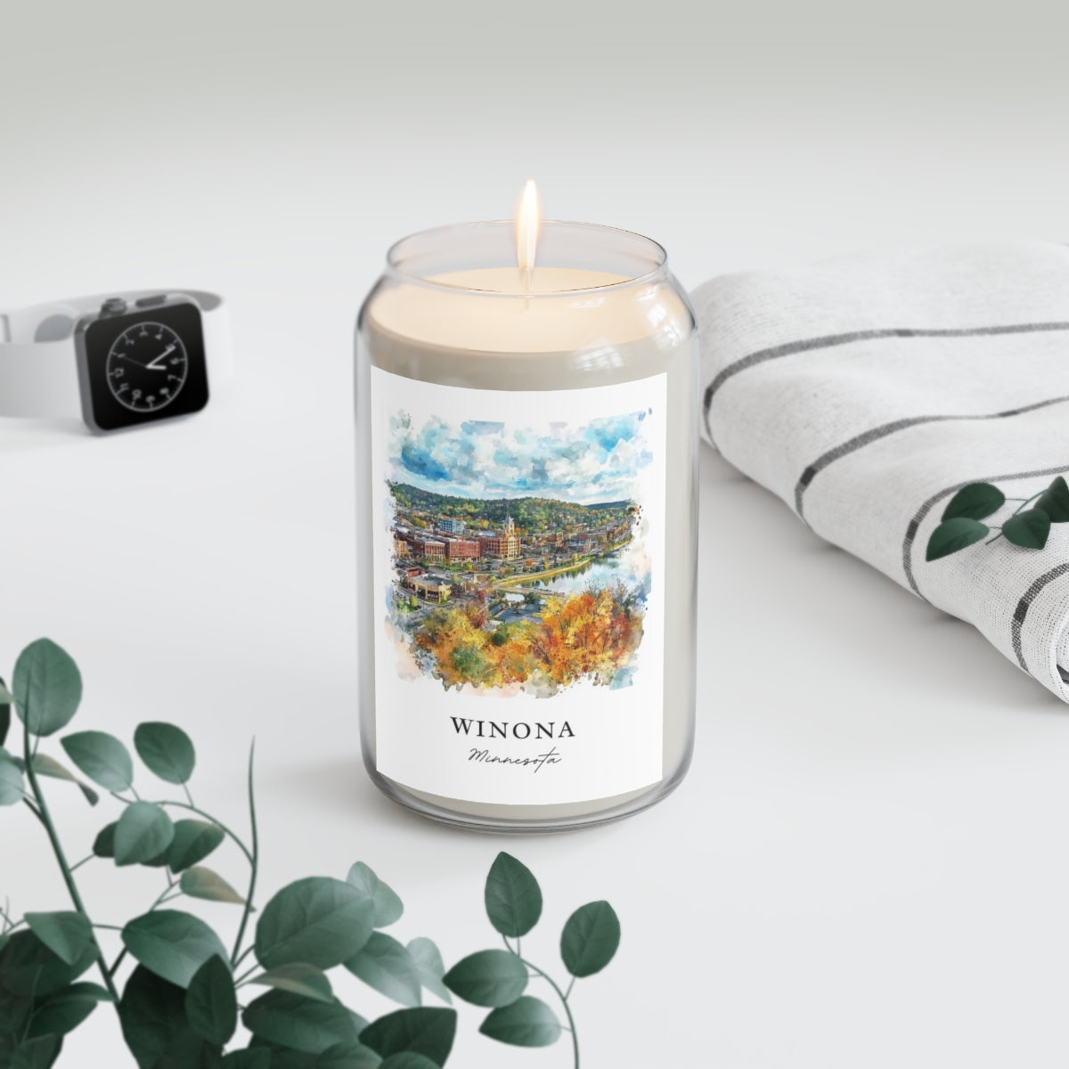 Winona, Minnesota scented soy candle