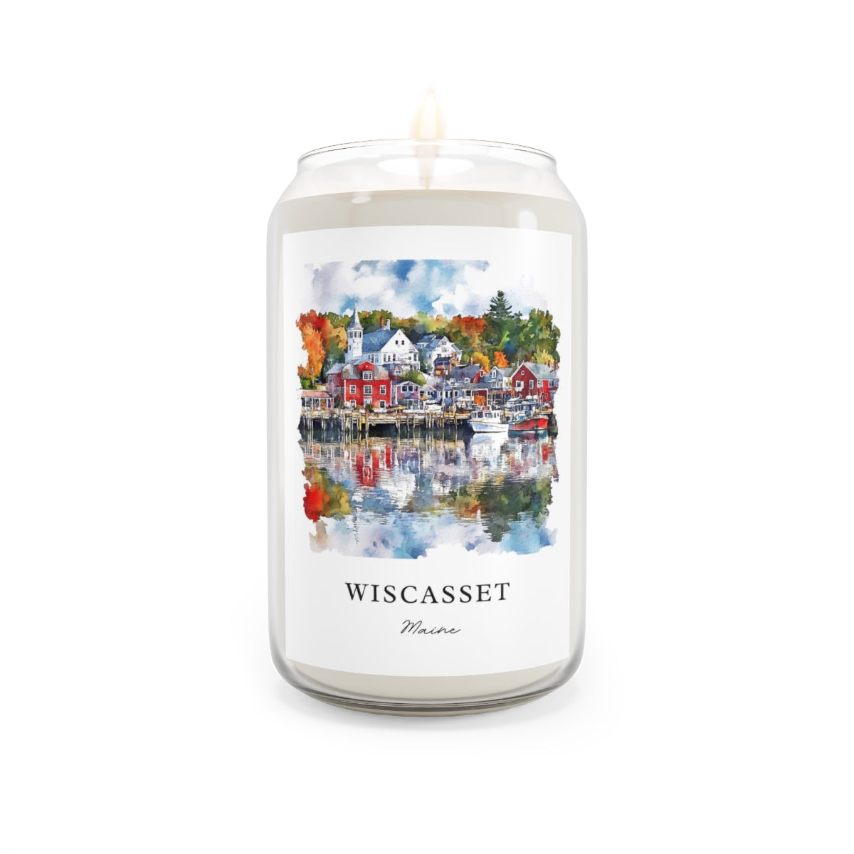 Wiscasset, Maine scented soy candle