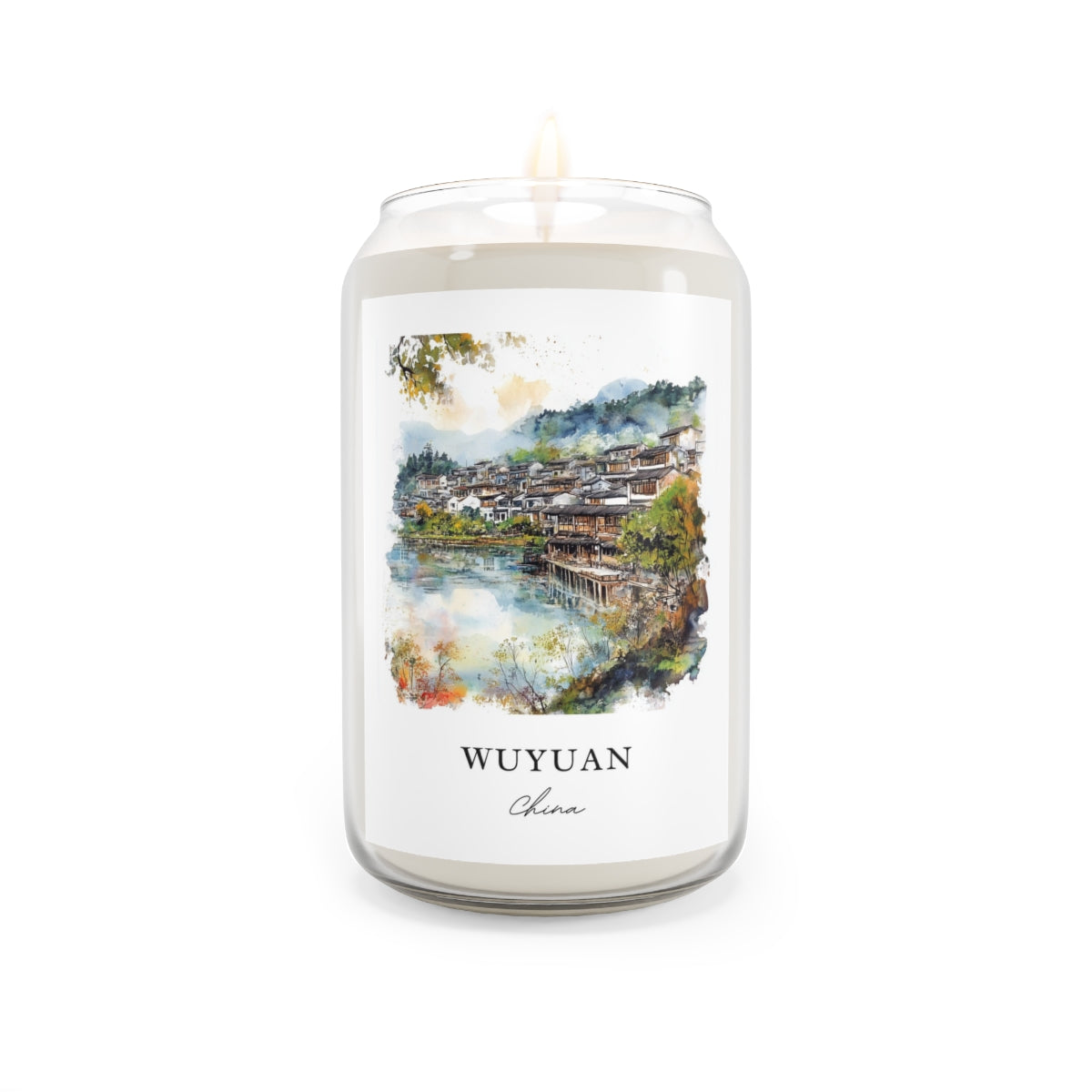 Wuyuan, China scented soy candle