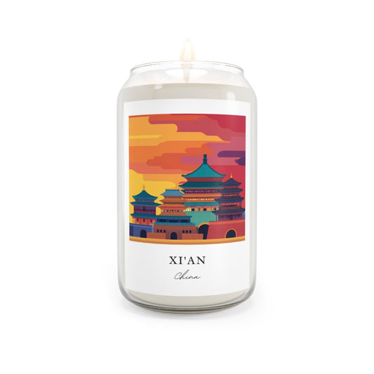 Xi'an, China scented soy candle