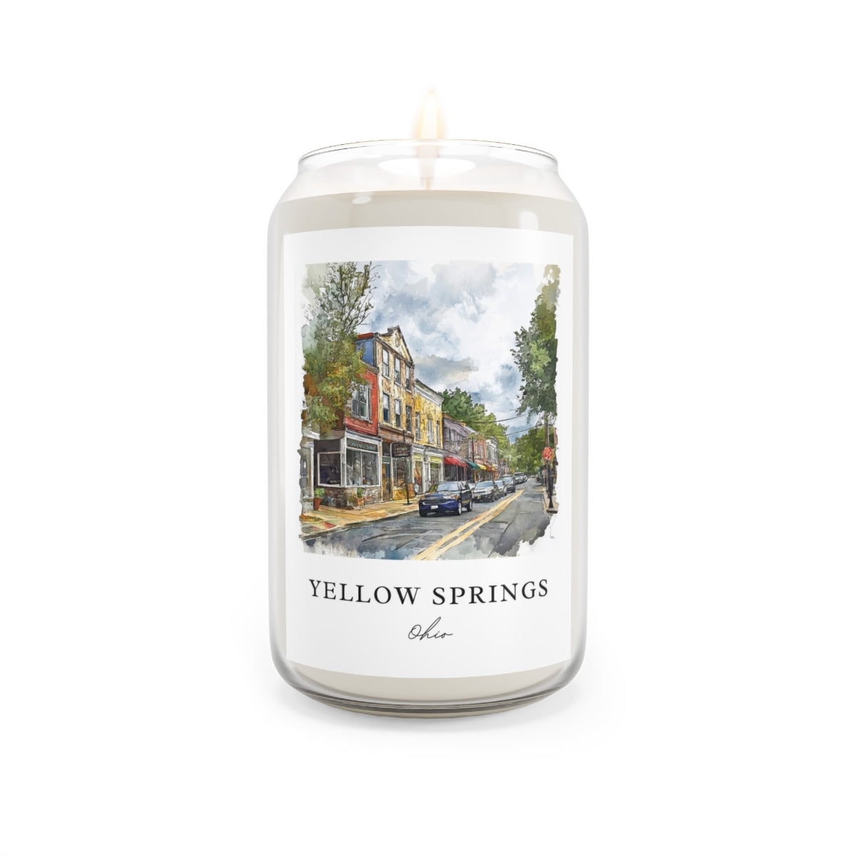 Yellow Springs, Ohio scented soy candle