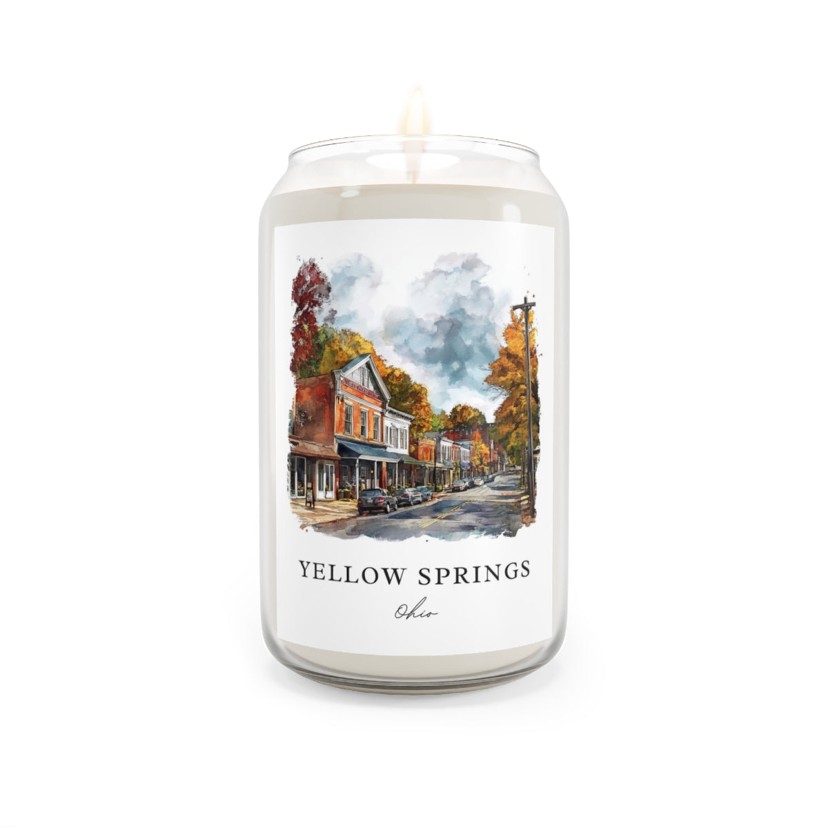 Yellow Springs, Ohio scented soy candle