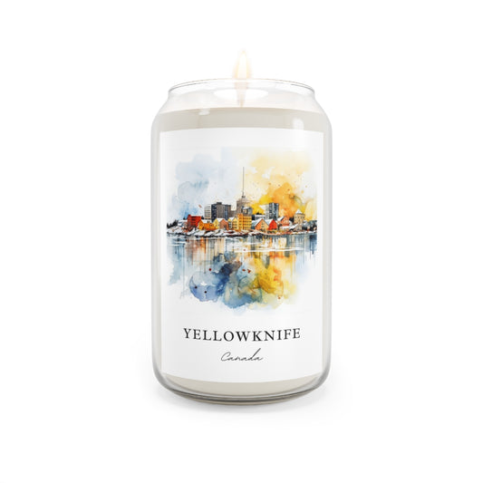 Yellowknife, Canada scented soy candle