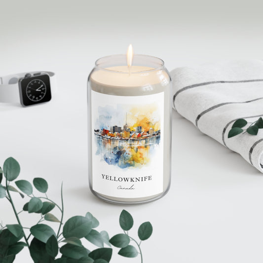 Yellowknife, Canada scented soy candle