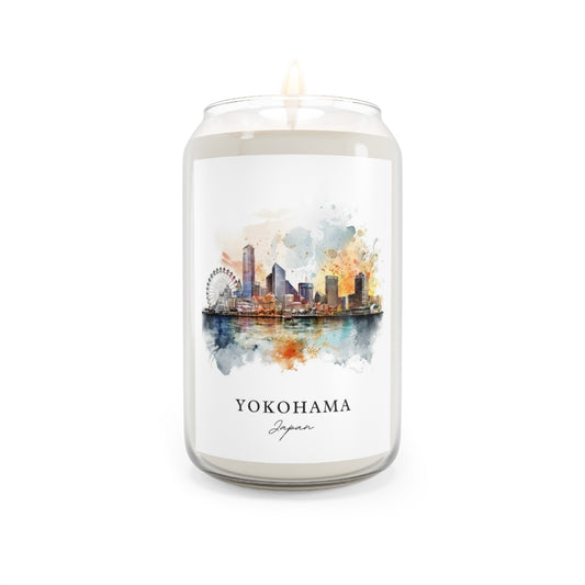 Yokohama, Japan scented soy candle