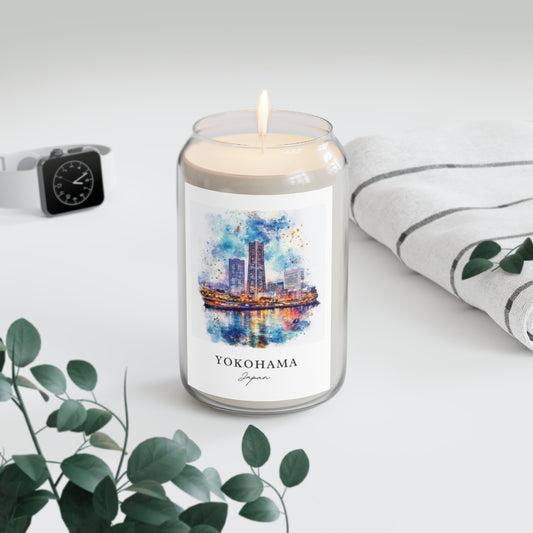 Yokohama, Japan scented soy candle