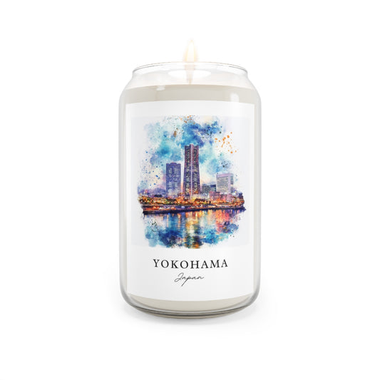 Yokohama, Japan scented soy candle
