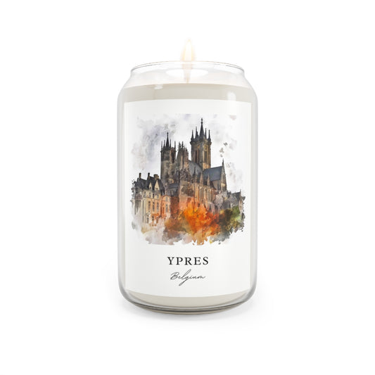 Ypres, Belgium scented soy candle