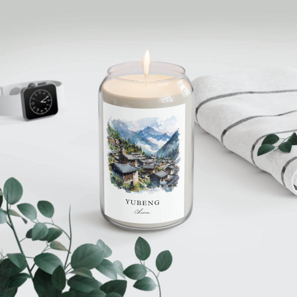Yubeng, China scented soy candle