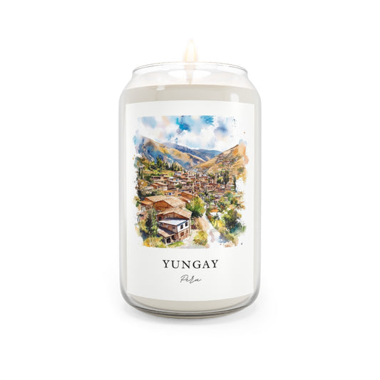 Yungay, Peru scented soy candle