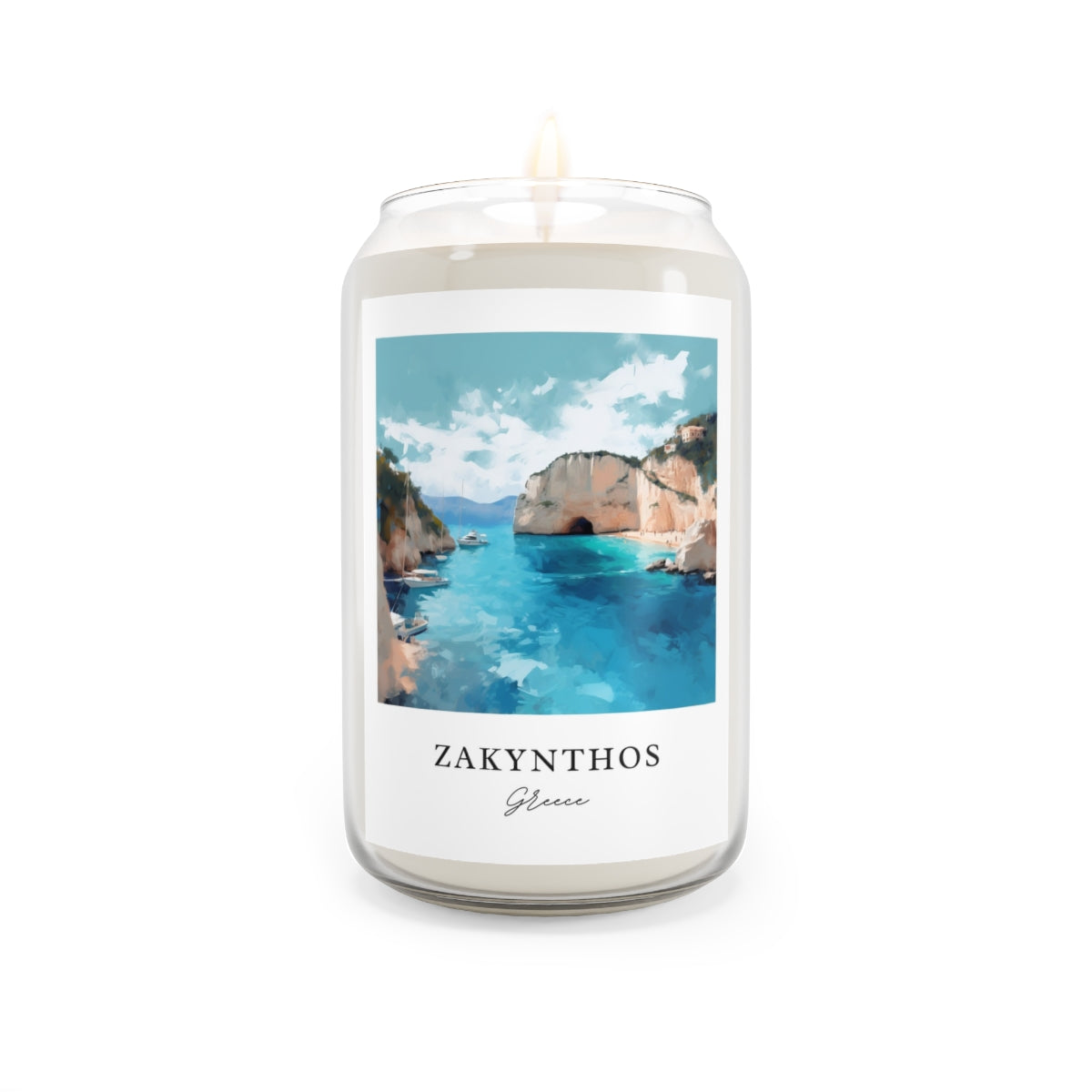 Zakynthos, Greece scented soy candle