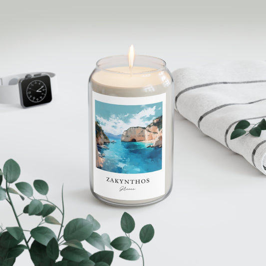 Zakynthos, Greece scented soy candle
