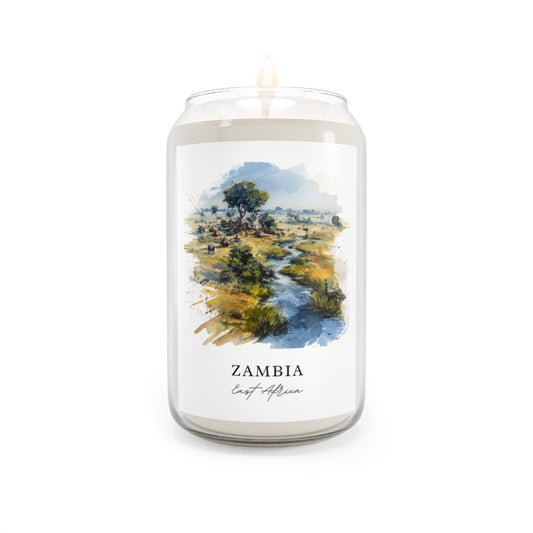 Zambia, East Africa scented soy candle