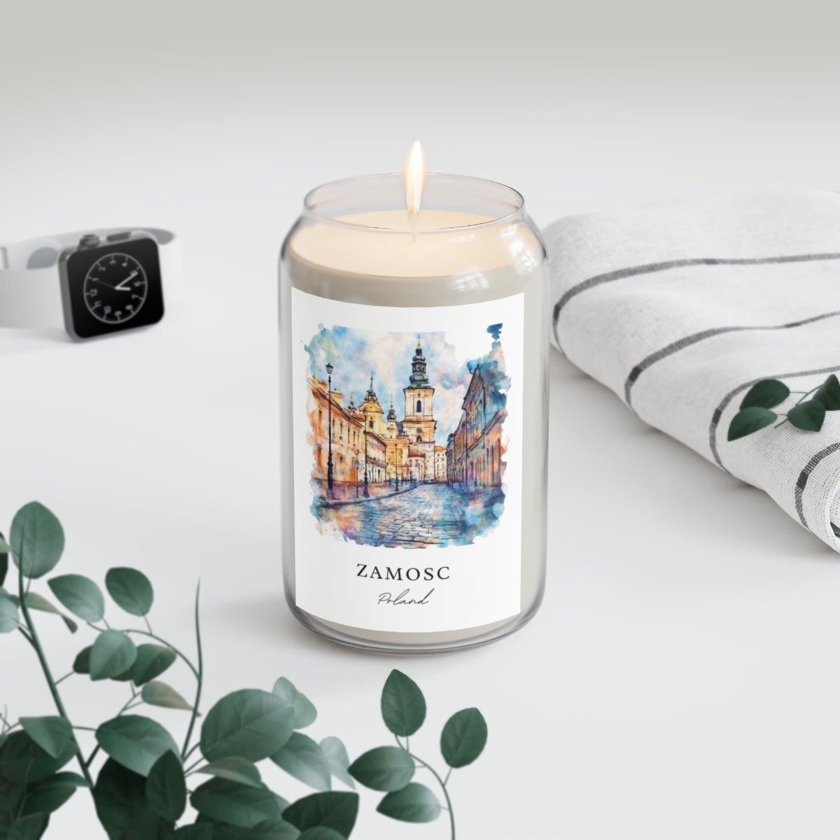 Zamosc, Poland scented soy candle