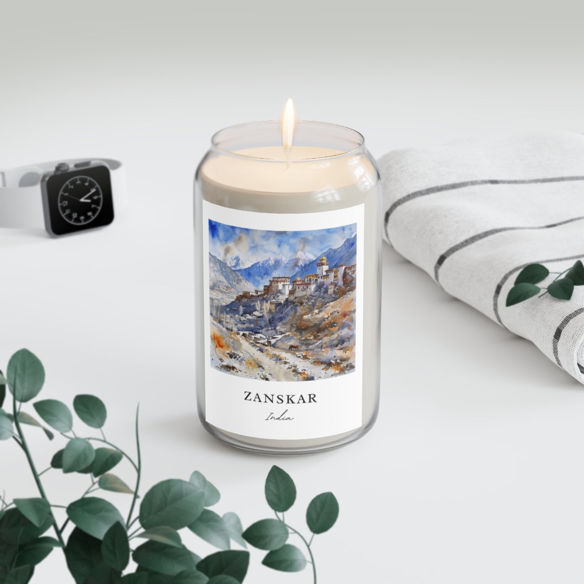 Zanskar, India scented soy candle